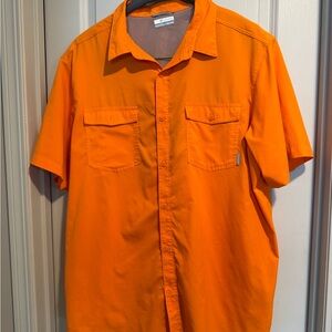 Columbia Men's Vibrant Orange Casual Shirt